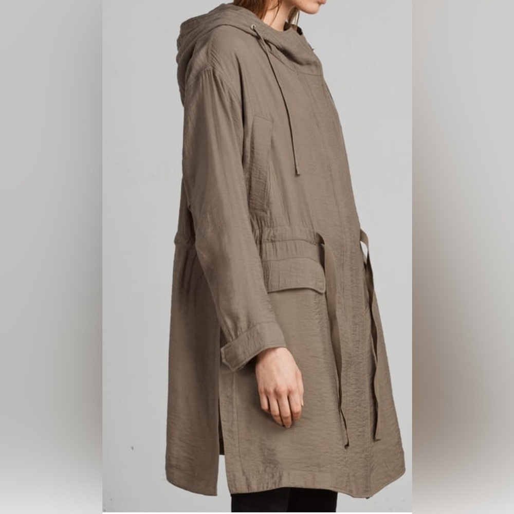 ALL SAINTS Kinsley Parka Size Small - Picture 3 of 9